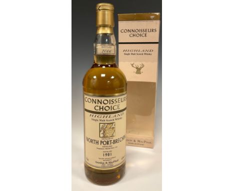 Whisky - a Connoisseurs Collection North Port Brechin 1981 Highlands Single Malt Scotch Whisky, bottled by Gordon &amp; Macph