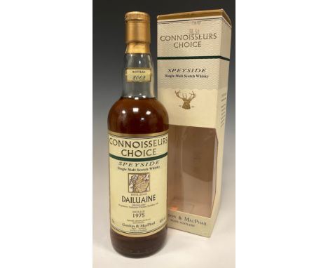 Whisky - a Connoisseurs Collection Dailuaine 1975 Single Malt Scotch Whisky, bottled by Gordon &amp; Macphail, 70cl, 40% vol,
