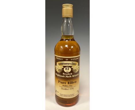 Whisky - a Connoisseurs Choice 17 year old Port Ellen 1970 Single Malt Islay Scotch Whisky, bottled by Gordon &amp; Macphail,