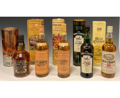 Whisky - Chivas Regal 1801-2001 200 year celebration series 12 year old blended Scotch whisky No4, 40%vol, 70cl;  The Famous 