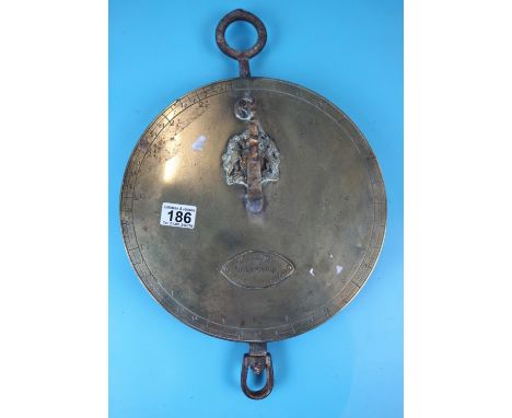 Set Georgian 100 weight scales by Marriott of London