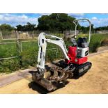 2020 TAKEUCHI TB210 1 TONNE EXCAVATOR HOURS: 1283