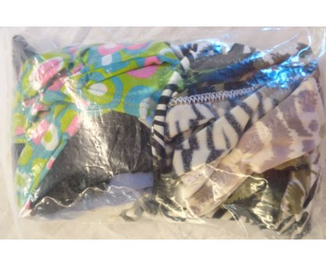 A 1960`s Mary Quant zebra print bikini and gloves