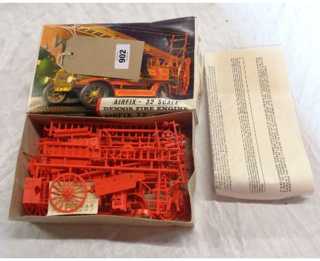 A vintage Airfix 1:32 572 Dennis fire engine kit