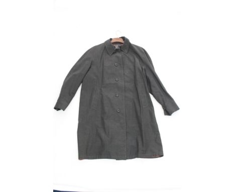 A vintage Burberry mac, length 113cm.