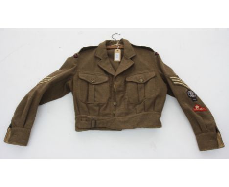 A West Buckland army jacket, length 56cm.