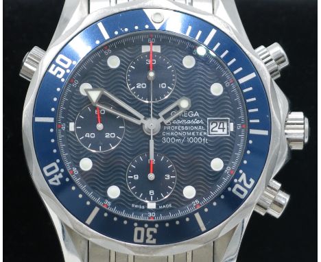 An Omega Seamaster Professional chronometer stainless steel cased wristwatch with bracelet number 1504/826, between the lugs 