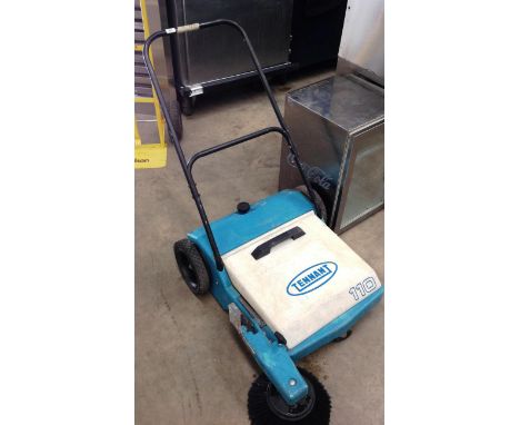 Tennant 110 manual push along floor sweeper 