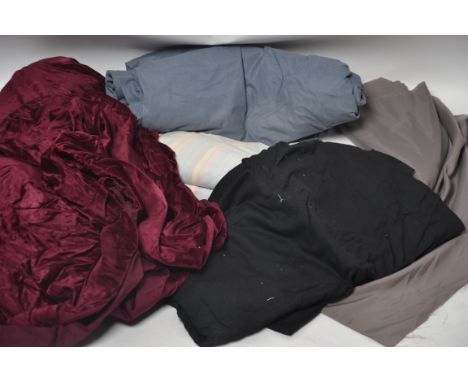 COSTUME MISC: Box of general costumiers items to include;
-mixed rolls of fabric including off-cuts



NOTE: From a large pri