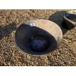 2No galvanised feed scuffles