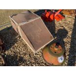 Allis Chalmers combine radiator guard