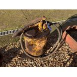 Caterpillar grease bucket in original condition