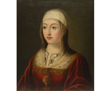 Continental School (19th century)Portrait of Isabella I of Castileoil on canvas, 59.5cm x 52cm