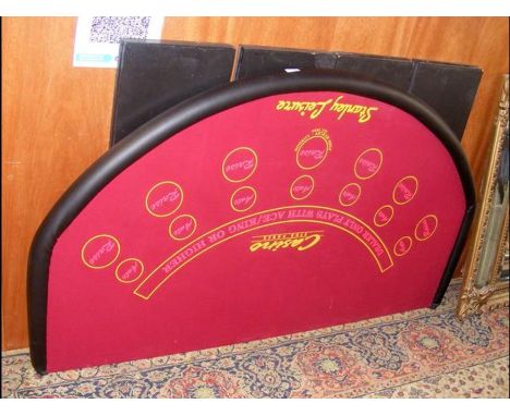 A vintage Casino Stud Poker casino table featuring John Huxley Stanley Leisure cloth