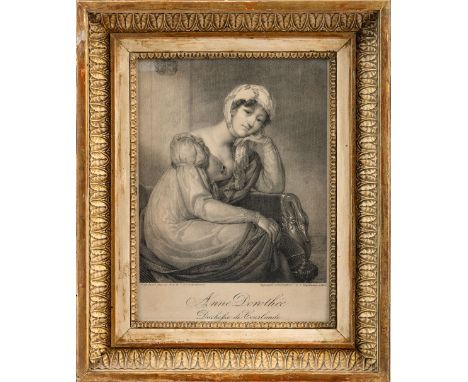 Anna Dorothea, Herzogin von Kurland und Semgallen  (um 1810) "Anne Dorothée Duchesse de Courlande". Geb. Gräfin von Medem (Me