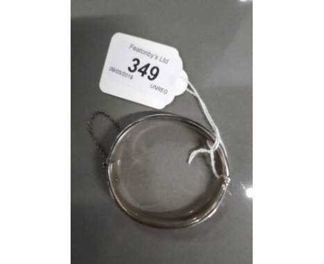 HALLMARKED SILVER BANGLE BIRMINGHAM 1967 16.6G