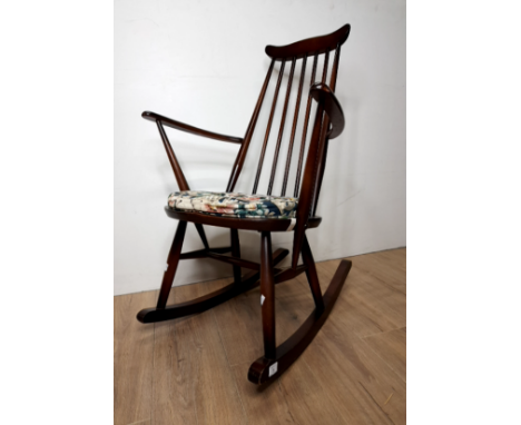 VINTAGE ERCOL ROCKING CHAIR