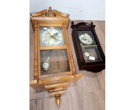 A PRESIDENT WALL CLOCK AND A DANIEL DAKOTA WALL CLOCK