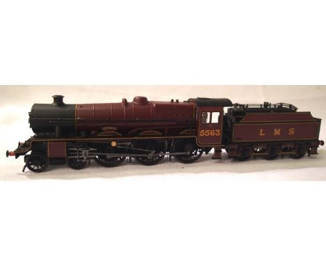 Bachmann Jubilee Class Australia LMS Red 5563 in excellent condition, missing front coupling, unboxed. P&amp;P Group 1 (£14+V