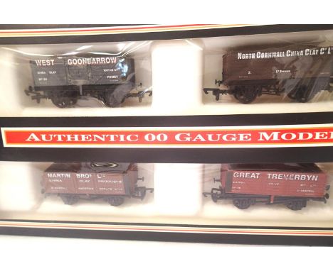 Dapol set of four Cornwall related wagons, Mevagissey Model Railway Exclusive. P&amp;P Group 1 (£14+VAT for the first lot and