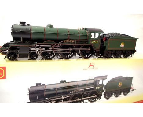 Hornby R3448 Class 1317 Welbeck Abbey 61619, BR Green, Early Crest in near mint condition, boxed. P&amp;P Group 1 (£14+VAT fo