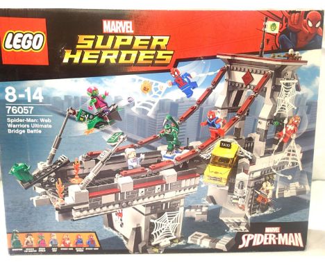 Lego 76057 Marvel Super Heroes; Spider Man Web Warriors Ultimate Bridge Battle. P&amp;P Group 2 (£18+VAT for the first lot an
