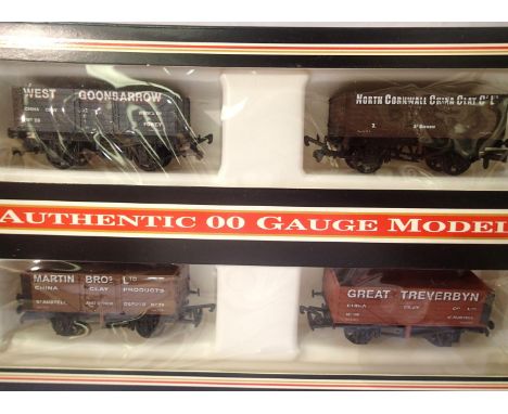 Dapol set of four Cornwall related wagons, Mevagissey Model Railway Exclusive. P&amp;P Group 1 (£14+VAT for the first lot and