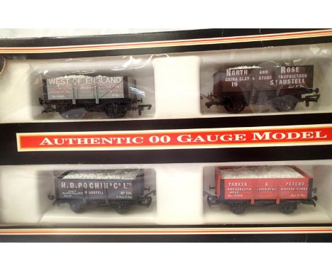 Dapol set of four wagons Cornish related, Railtronics Exclusive. P&amp;P Group 1 (£14+VAT for the first lot and £1+VAT for su