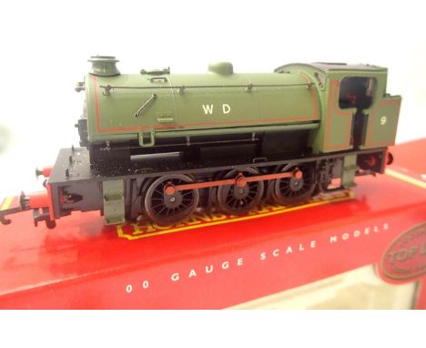 Hornby Class J94, finished as WD Green no 9 in excellent condition, no paperwork etc, wrong box. P&amp;P Group 1 (£14+VAT for