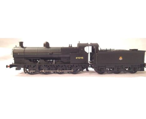 Bachmann Class G2A 0.8.0 and tender 49395, BR Black, Early Crest in excellent condition, missing front coupling, unboxed. P&a