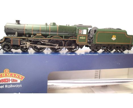 Bachmann 31-175 Jubilee Class 45611 Hong Kong, BR Green, Early Crest in near mint condition, boxed. P&amp;P Group 1 (£14+VAT 