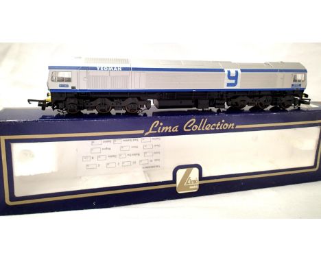 Lima Class 59, Yeoman Highlander 59003 in excellent condition, missing one buffer, box is fair. P&amp;P Group 1 (£14+VAT for 