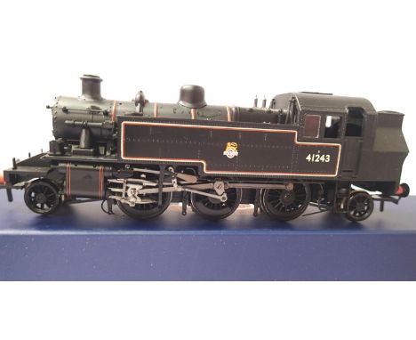Bachmann 31-440 Ivatt Tank 41243, BR Lined Black, Early Crest in near mint condition, boxed. P&amp;P Group 1 (£14+VAT for the
