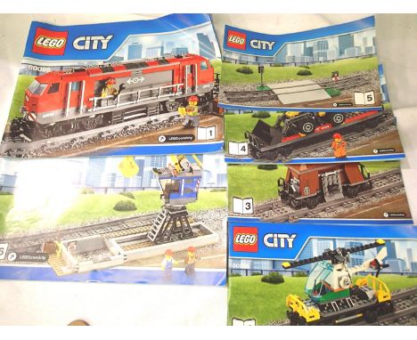 Lego 60098 City train, unboxed. P&amp;P Group 3 (£25+VAT for the first lot and £5+VAT for subsequent lots) 