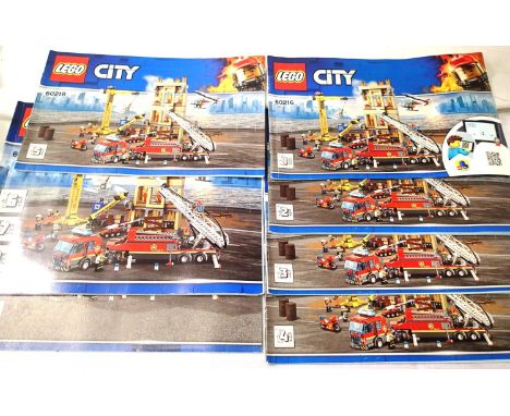 Lego 60216 City Downtown Fire Brigade, unboxed. P&amp;P Group 2 (£18+VAT for the first lot and £3+VAT for subsequent lots) 
