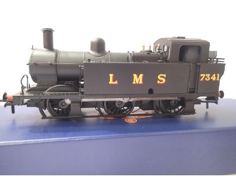 Bachmann 32-227B Class 3F Jinty 7341, LMS Black in excellent - near mint condition, missing detail pack, boxed. P&amp;P Group