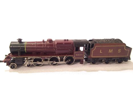 Graham Farish 4.6.0 and tender LMS Maroon 4806 in very good condition, unboxed. P&amp;P Group 1 (£14+VAT for the first lot an