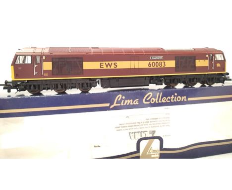 Lima Class 60 Mountsorrel 60083, EWS Livery, near mint condition, box is fair. P&amp;P Group 1 (£14+VAT for the first lot and