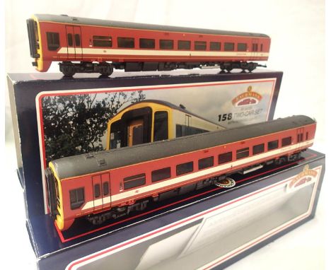 Bachmann 31-502 Class 158 two car DMU Wypte Metro in excellent condition, no detail pack, box is very good. P&amp;P Group 1 (