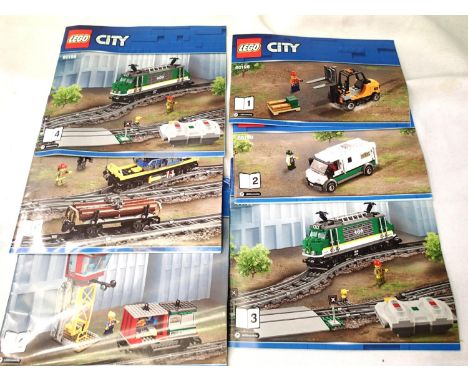 Lego 601987 City train and wagons, unboxed. P&amp;P Group 3 (£25+VAT for the first lot and £5+VAT for subsequent lots) 