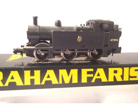 Graham Farish 1735 Jinty 060 tank, 47394 BR Black, Early Crest. P&amp;P Group 1 (£14+VAT for the first lot and £1+VAT for sub