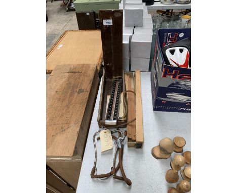 A BOXED VINTAGE STETHOSCOPE 