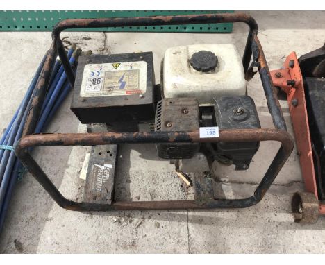 A GENERATOR WITH A HONDA ENGINE 