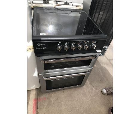 A FLAVEL MILANO E60 ELECTRIC COOKER WITH CERAMIC HOB, OVEN AND GRILL IN WORKING ORDER 