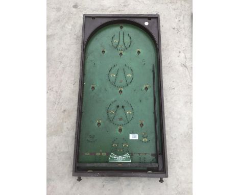 A VINTAGE BAGATELLE BOARD 