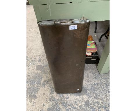 A VINTAGE BRASS AND COPPER ROLLS ROYCE FOOT WARMER 