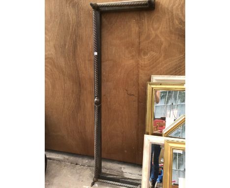 A VINTAGE BRASS FIRE FENDER 167CM X 51CM 