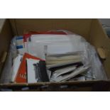 Box containing various postcards and photographs of railway interest and others