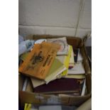 Box various ephemera and pamphlets largely relating to tobacco
