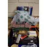 Quantity of Hornby model railway rolling stock, accessories, track etc (appears mainly modern)